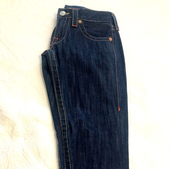 True Religion Denim - True religion dark wash straight leg jeans